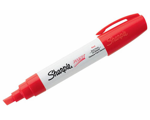 Sharpie Oil Based Paint Marker  Bold  Red