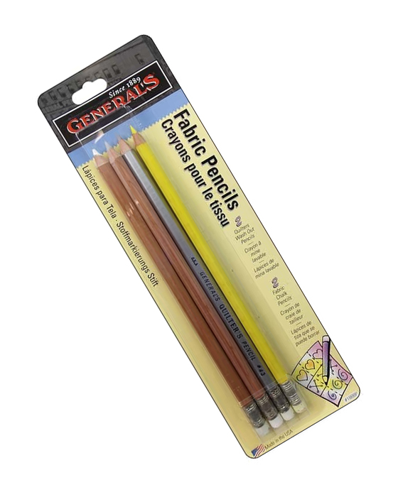 Generals Fabric Pencils - set of 4