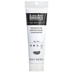 Liquitex Heavy Body Acrylic - Iridescent Rich Silver - 4.65oz