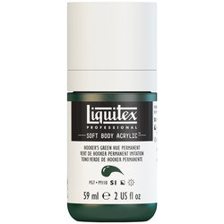 Liquitex Soft Body Acrylic - Hookers Green Hue Permanent - 2oz