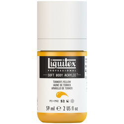  Liquitex Soft Body Acrylic - Turner's Yellow - 2oz