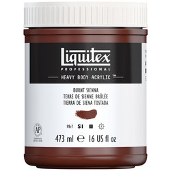 Liquitex Heavy Body Acrylic - Burnt Sienna -16oz