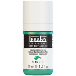  Liquitex Soft Body Acrylic - Transparent Viridian - 2oz