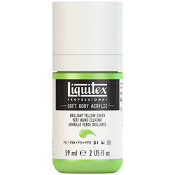  Liquitex Soft Body Acrylic - Brilliant Yellow Green - 2oz