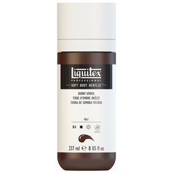 Liquitex Soft Body Acrylic - Burnt Umber - 8oz