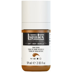  Liquitex Soft Body Acrylic - Raw Sienna - 2oz