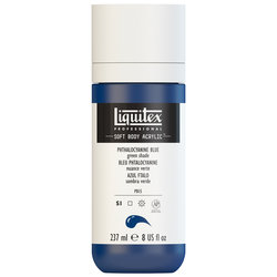 Liquitex Soft Body Acrylic - Phthalo Blue - 8oz