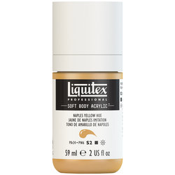  Liquitex Soft Body Acrylic - Naples Yellow Hue - 2oz