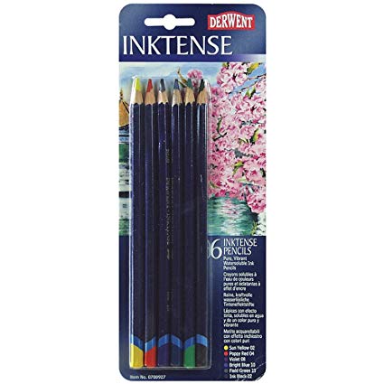 Derwent Inktense Pencil Set of 6