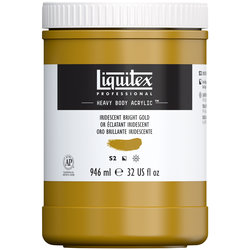 Liquitex Heavy Body Acrylics - Iridescent Gold - 32OZ