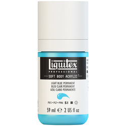 Liquitex Soft Body - Light Blue Permanant - 2OZ