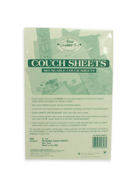 Arnold Grummer Couch Sheets - 6x9 20pack