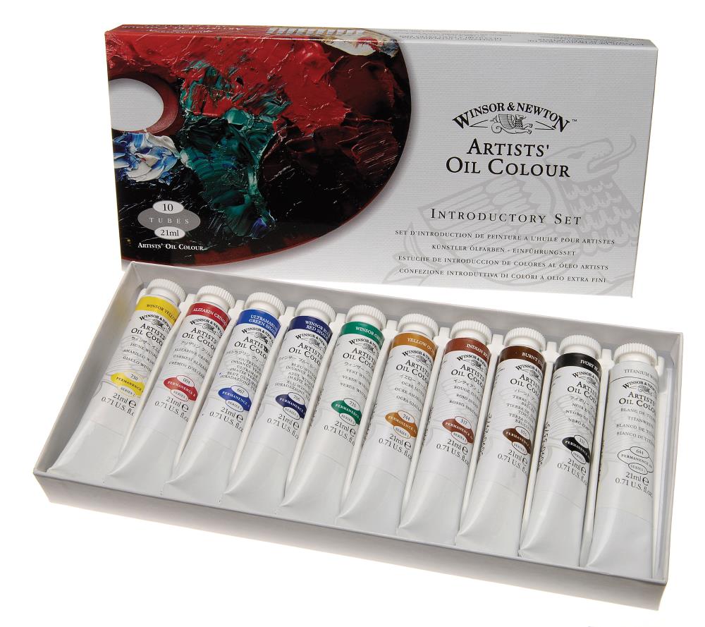 Winsor & Newton Artists' Oils Introductory Set - 10 Tube Set 21ML