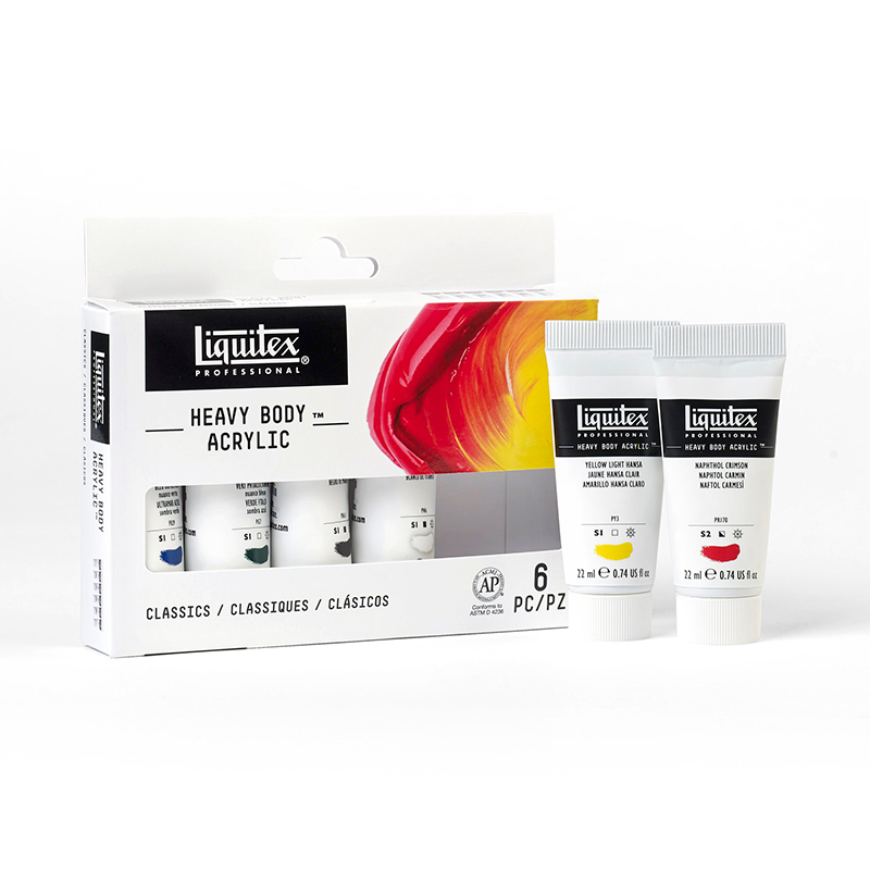 Liquitex Heavy Body Classic Colours - Set of 6 x 22ml