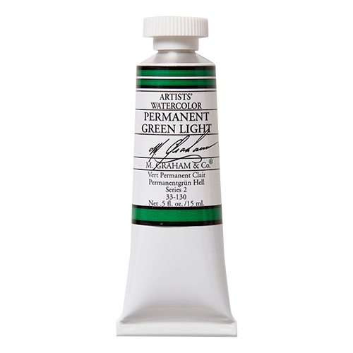 M. Graham Watercolour - Permanent Green Light 15ML