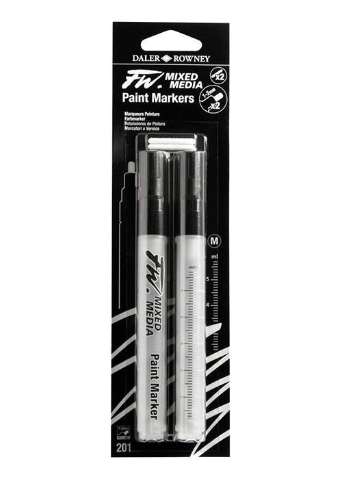 Fw Marker Medium 1-2mm Round 2pk