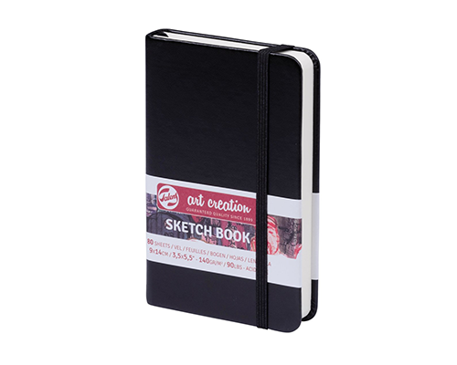 Talens Art Creation Sketchbook - Black - 3.5 x 5.5"