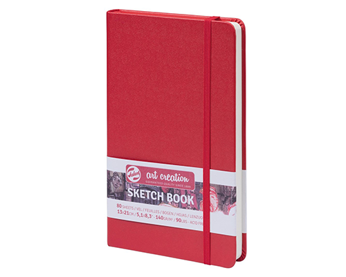 Talens Art Creation Sketchbook - Red - 5 x 8"