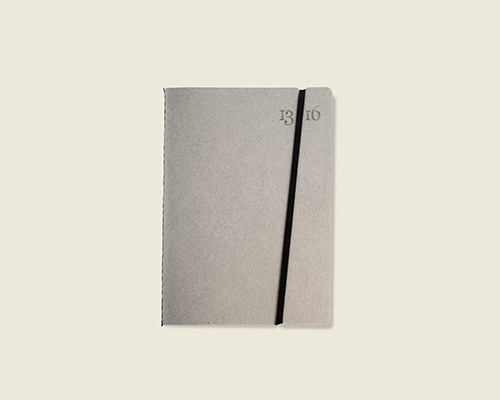 13 Sedicesimi Notebook Jotter - 4 x 6 in. -   Grey