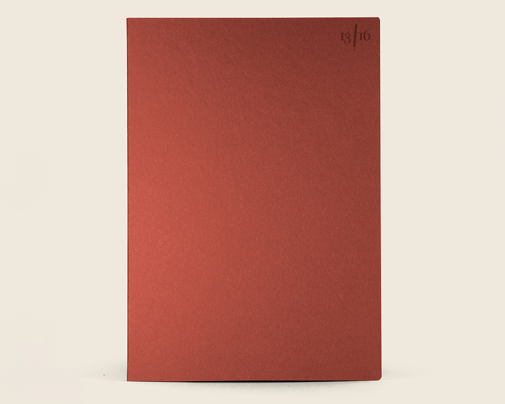 13 Sedicesimi Sketchbook -  A4 Size - Portrait - Red 
