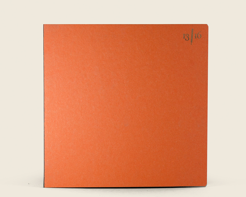 13 Sedicesimi Sketchbook - 8.6 x 8.6 in. - Square - Orange