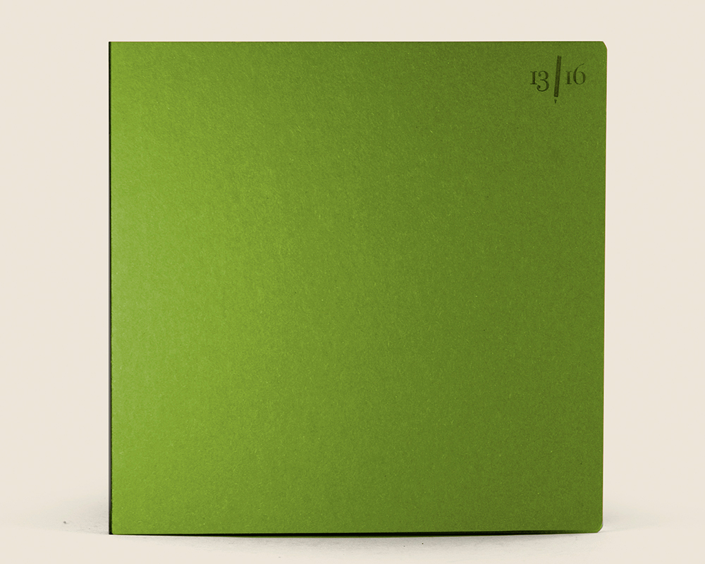 13 Sedicesimi Sketchbook - 8.6 x 8.6 in. - Square - Green