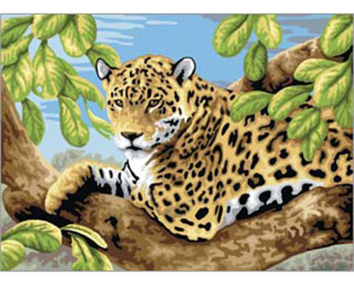 Royal & Langnickel Paint By Number Junior - Leopard in Tree