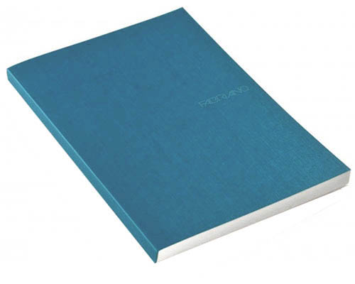 Fabriano EcoQua  Dotted Notebook Glue Binding 5.8"X8.25" Blue