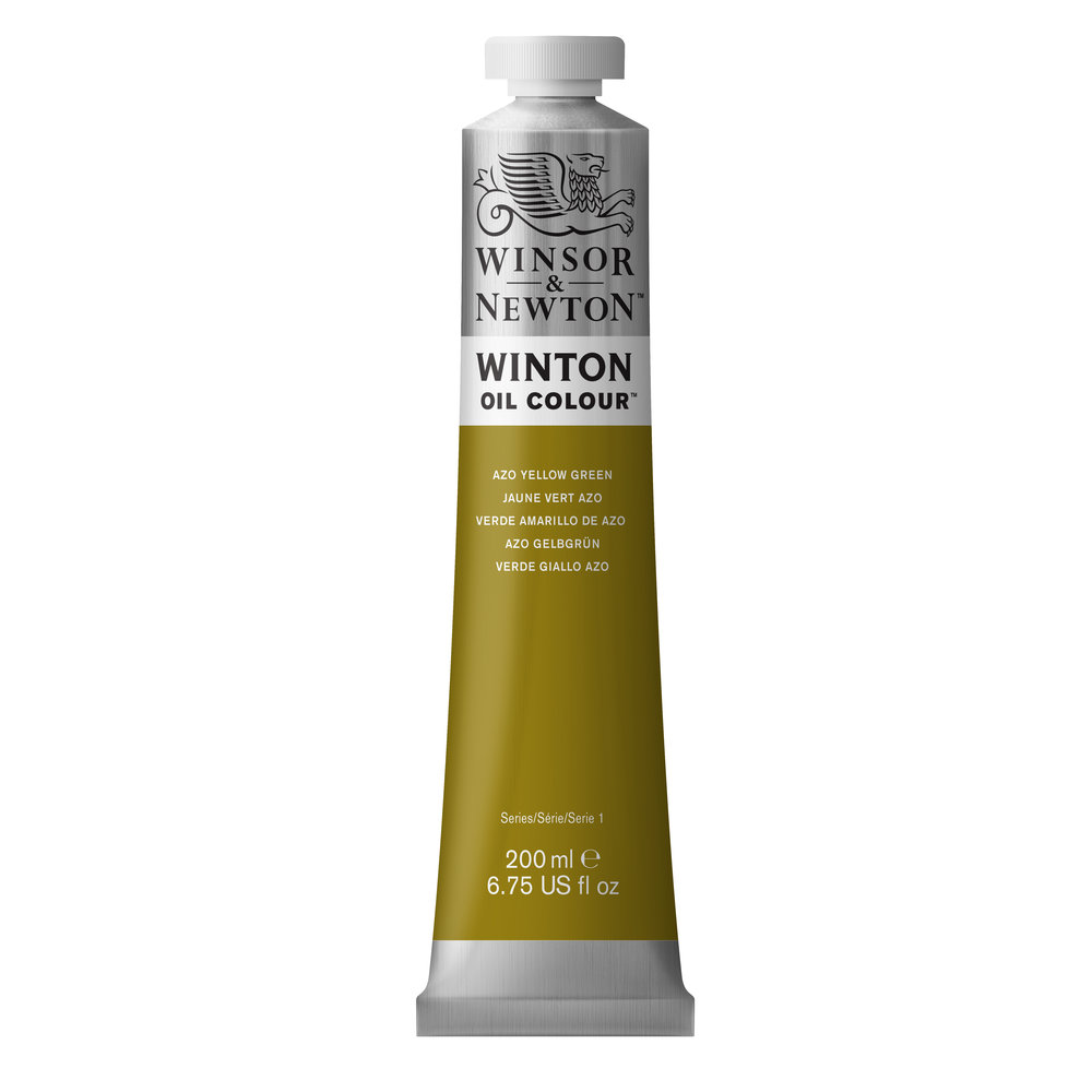 Winsor & Newton Winton Oil Colour  200mL  Azo Yellow Green