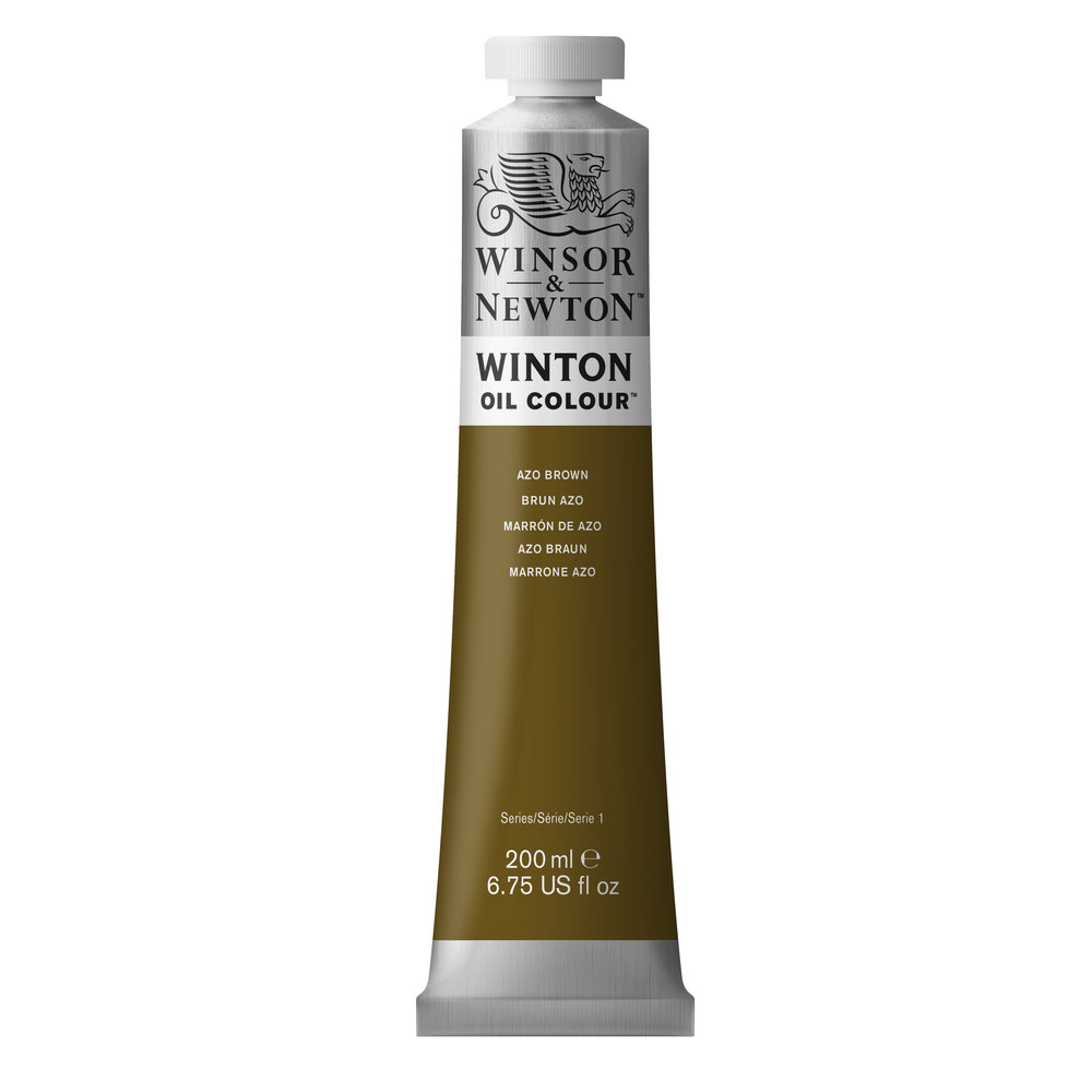 Winsor & Newton Winton Oil Colour  200mL  Azo Brown