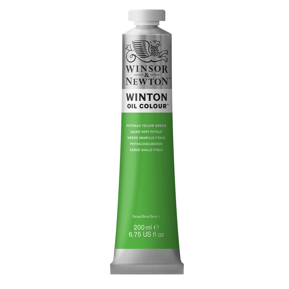 Winsor & Newton Winton Oil Colour  200mL  Phthalo Yellow Green