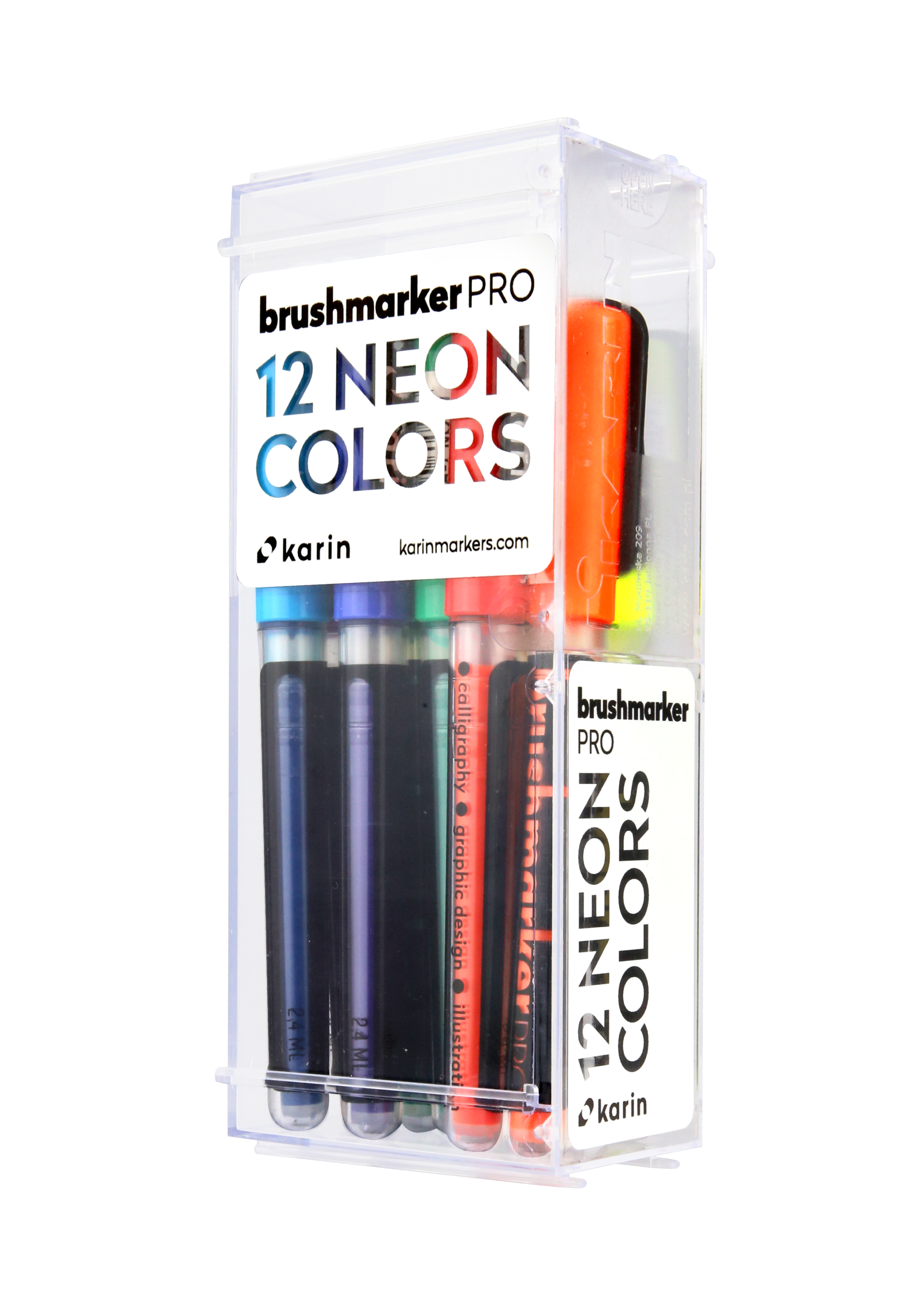 Karin Brushmarker Pro - Set of 12 - Neon