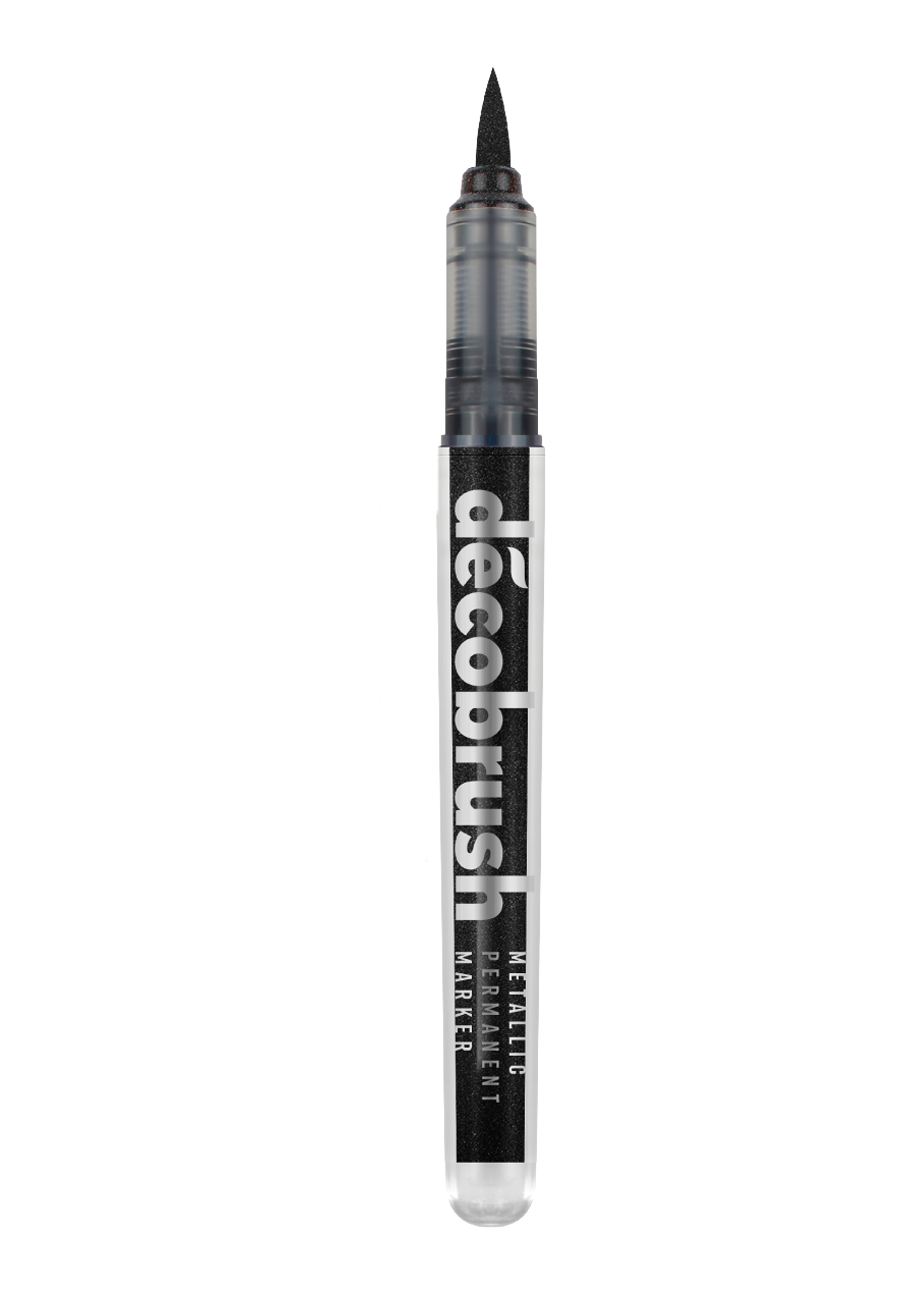 Karin DecoBrush Brushmarker Metallic Black