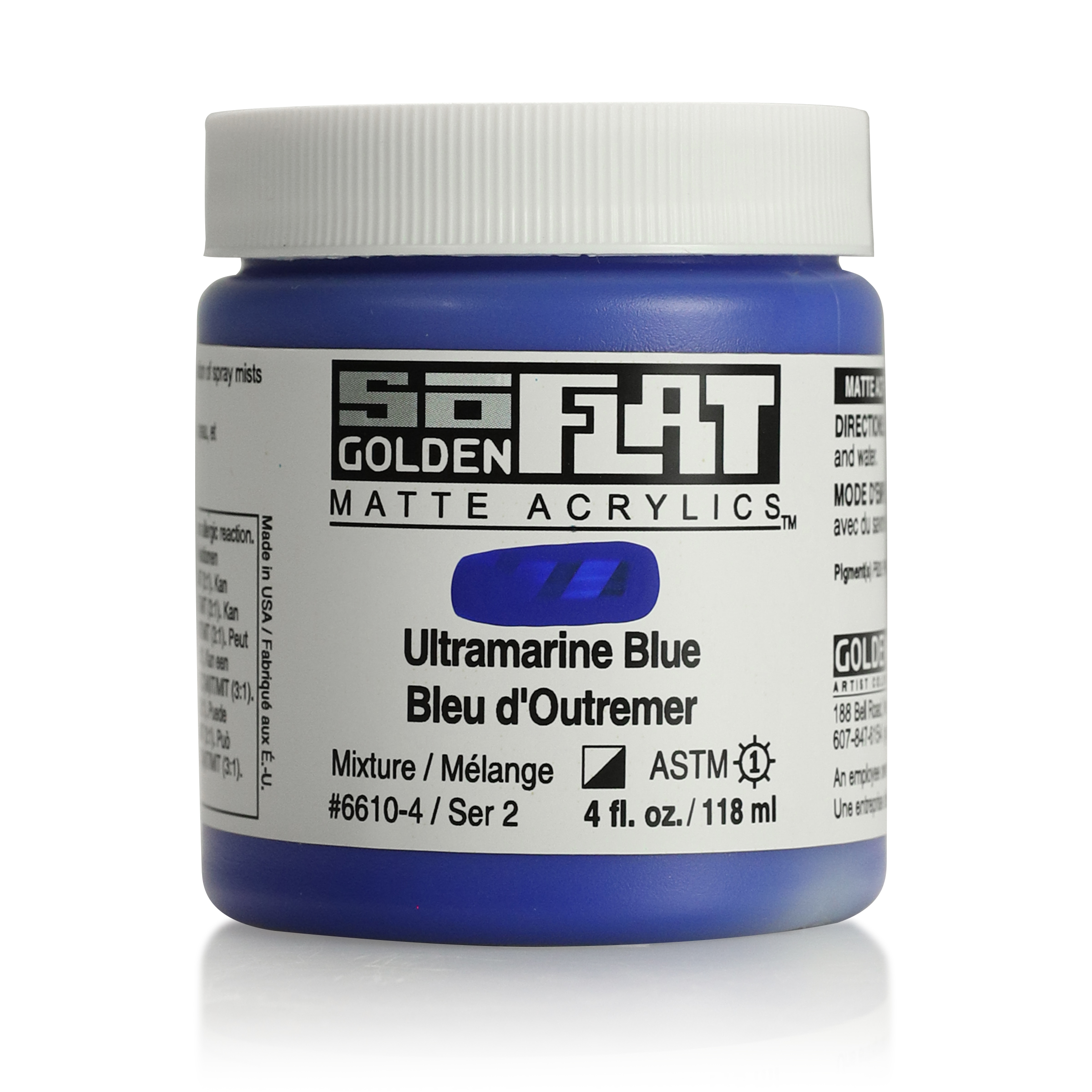 Golden Soflat 4oz Ultramarine Blue