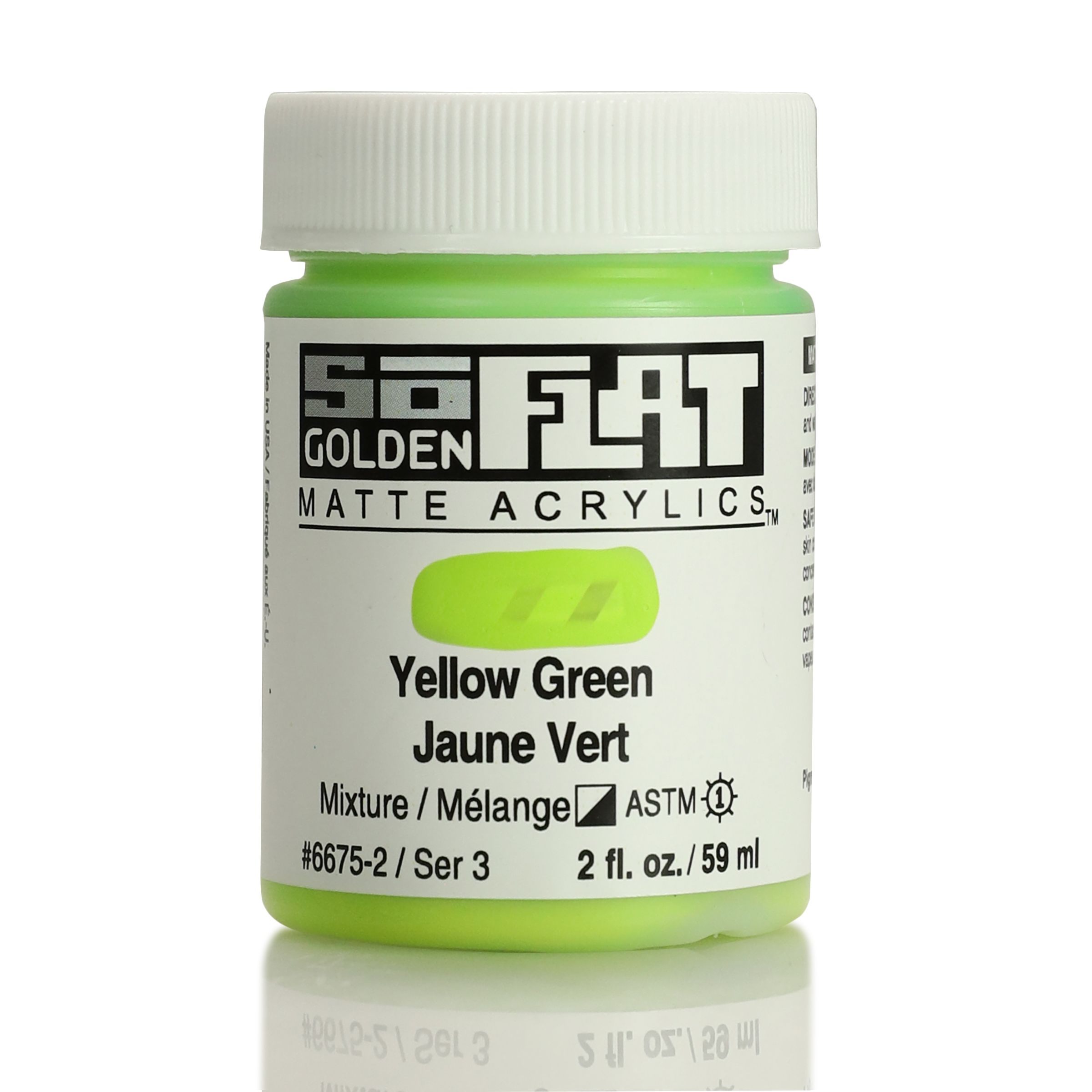 Golden Soflat 2oz Yellow Green