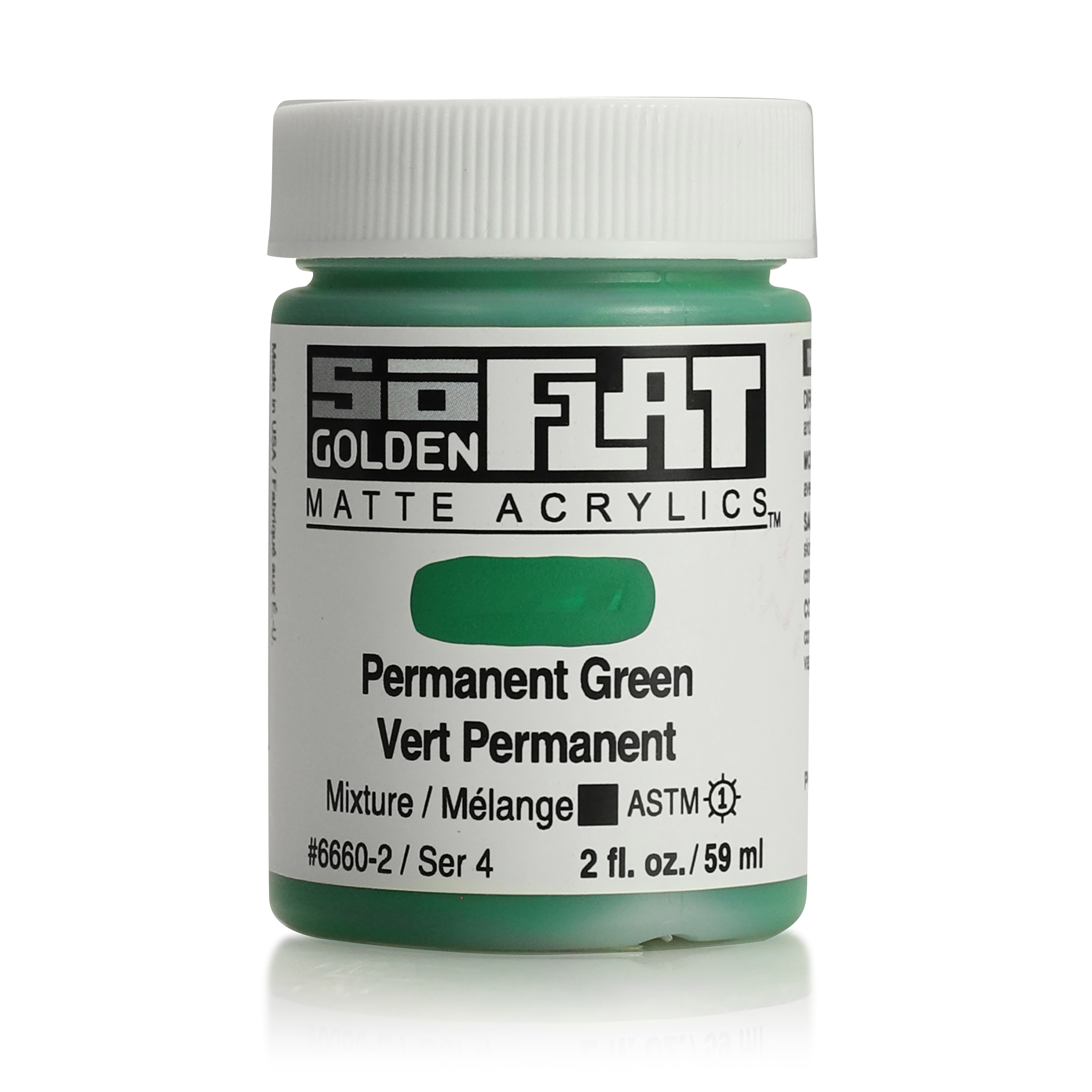 Golden Soflat 2oz Permanent Green