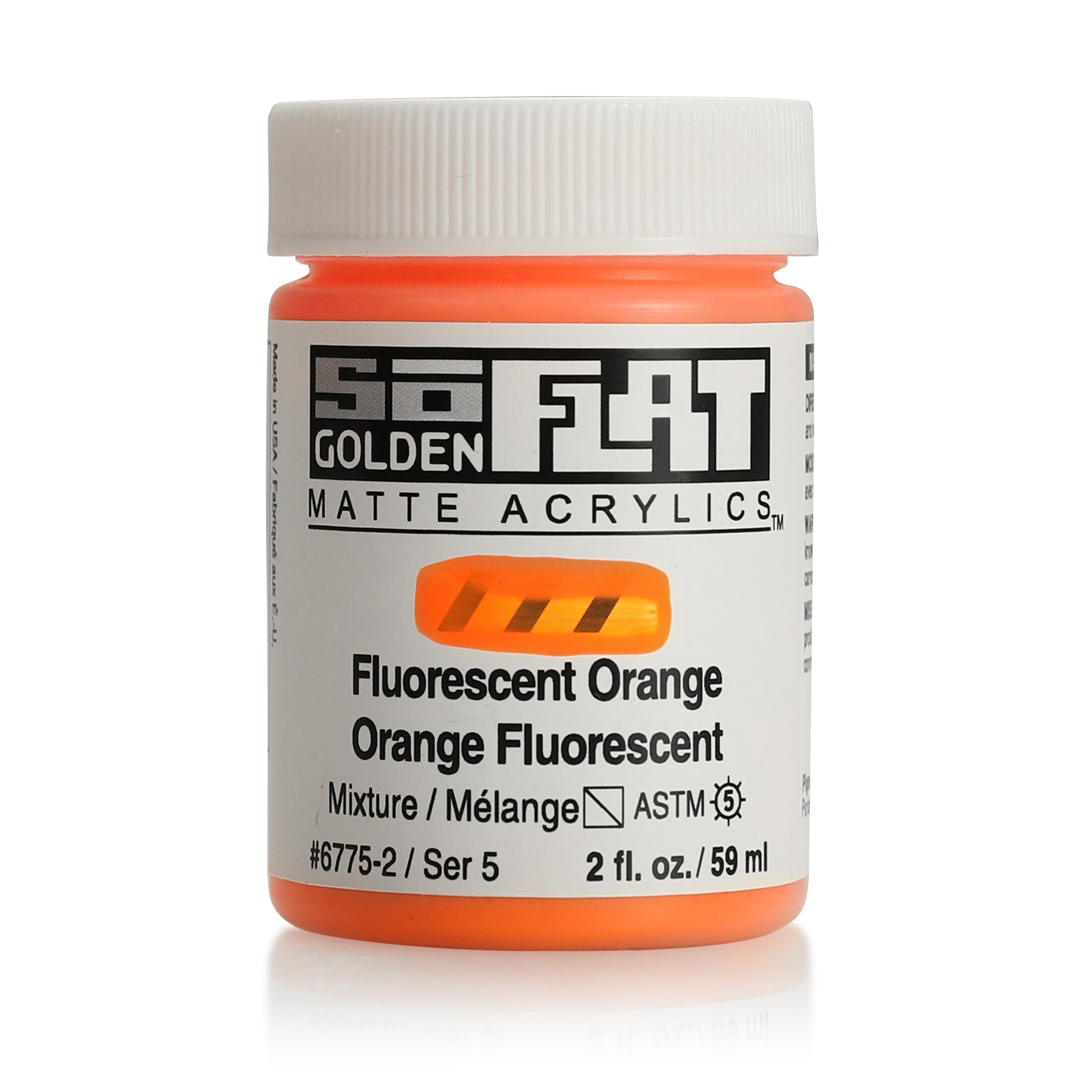 Golden Soflat 2oz Fluorescent Orange