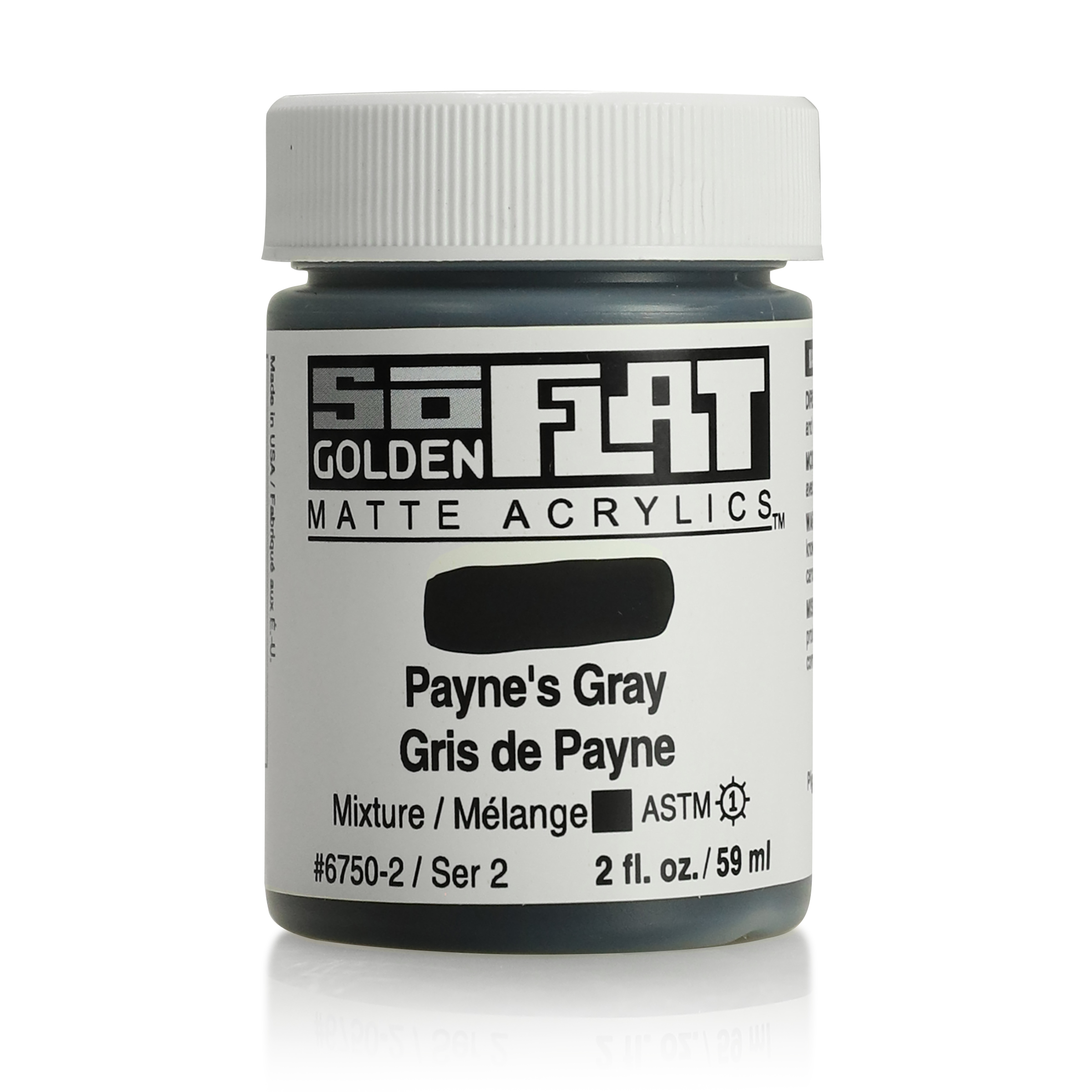 Golden Soflat 2oz Paynes Gray