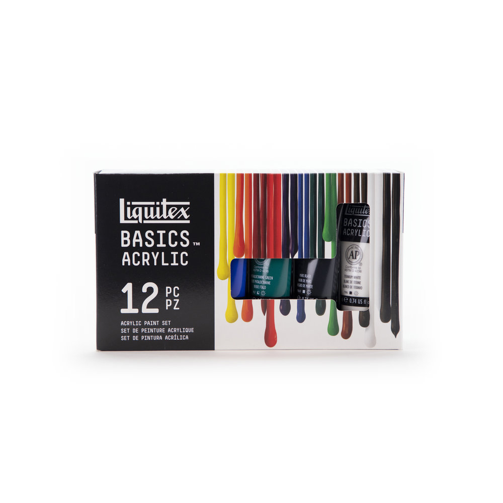 Liquitex Basics Acrylic Set - 12x22ml