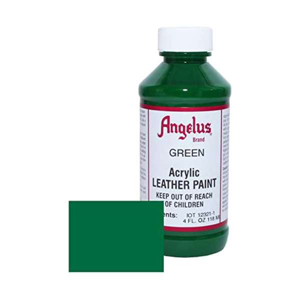 Angelus Acrylic - Green Leather Paint - 4OZ