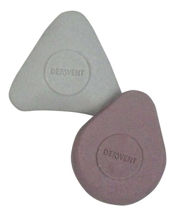 Derwent Shaped Erasers 2-Pack