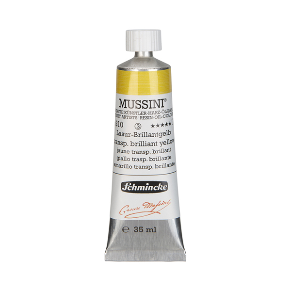 Schmincke Mussini Artists' Oil Colour - 35mL - Transp. Brillant Yellow