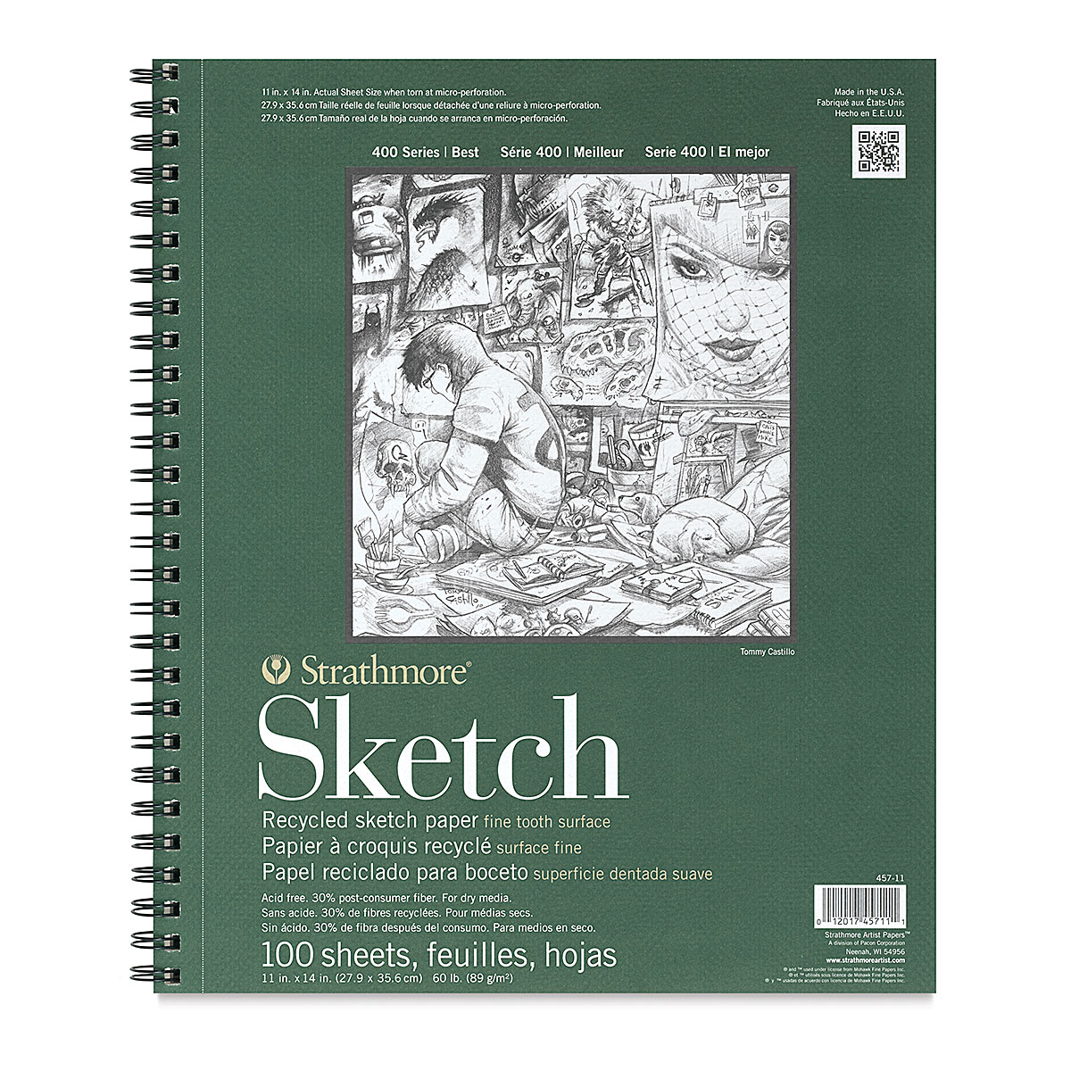 Strathmore 400 Series Recycled Sketch Pad - 11 x 14