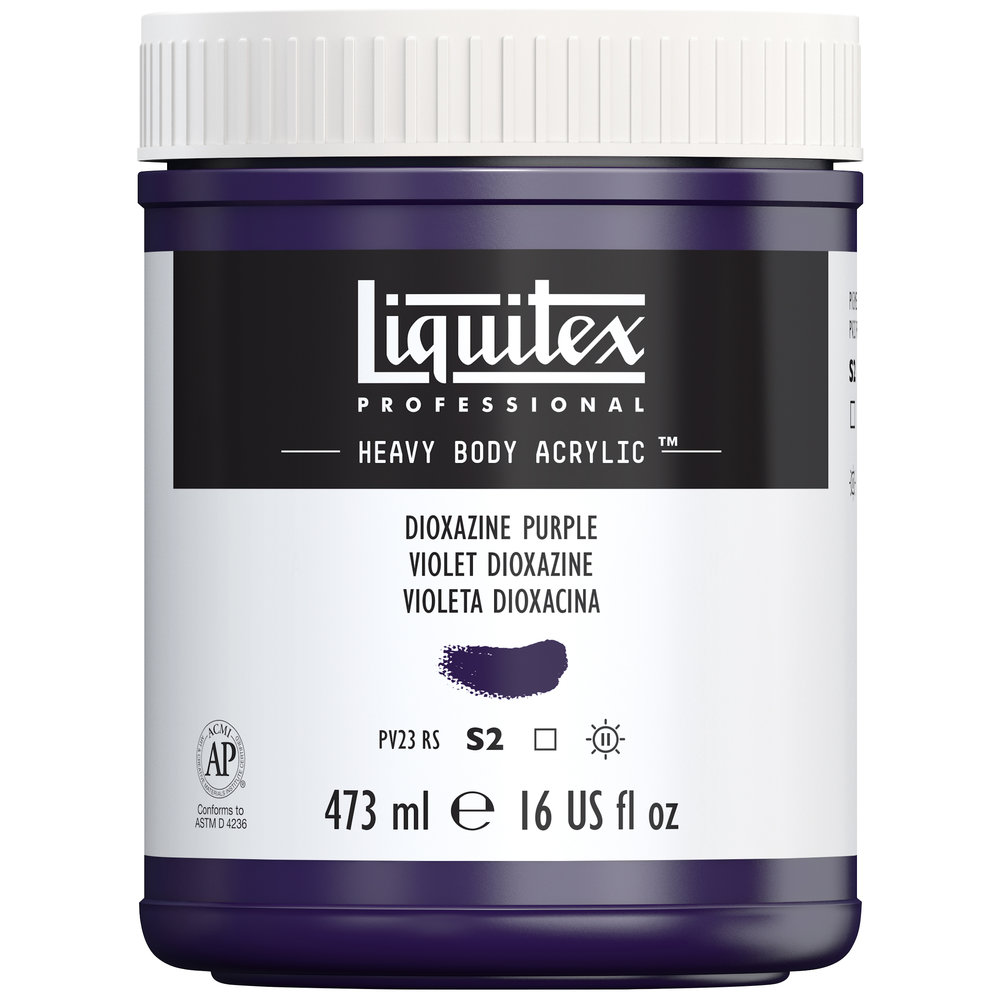 Liquitex Heavy Body Acrylic - Dioxazine Purple -16oz