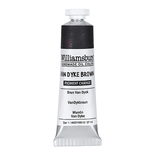 Williamsburg Oil Colour Van Dyke Brown 37ml