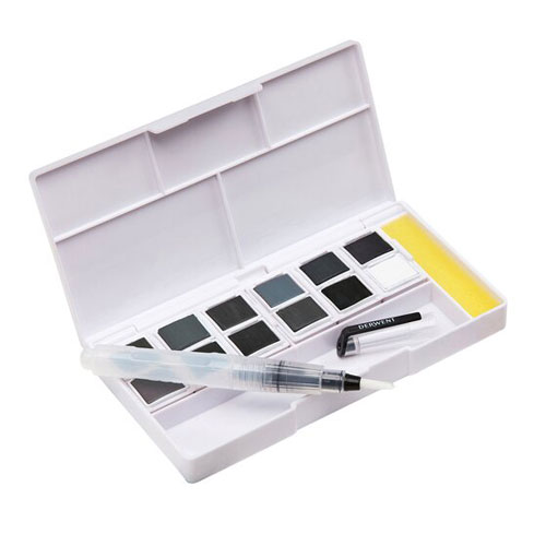 Derwent - Tinted Charcoal - Paint Set