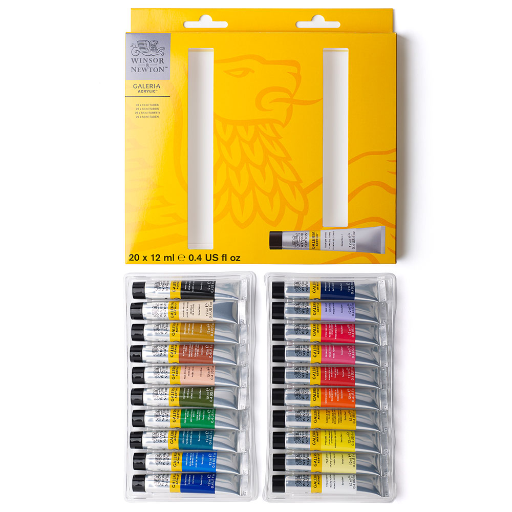 Winsor & Newton Galeria Acrylic Colour | 20x12mL Set