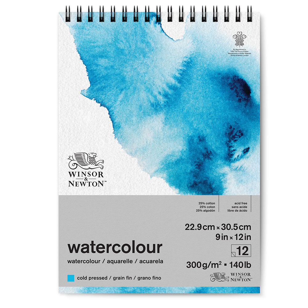 Winsor & Newton -  Watercolour Classic Cold Press - 140lb 9" x 12"