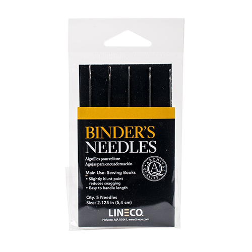 Lineco Bookbinding Needles Package Of 5