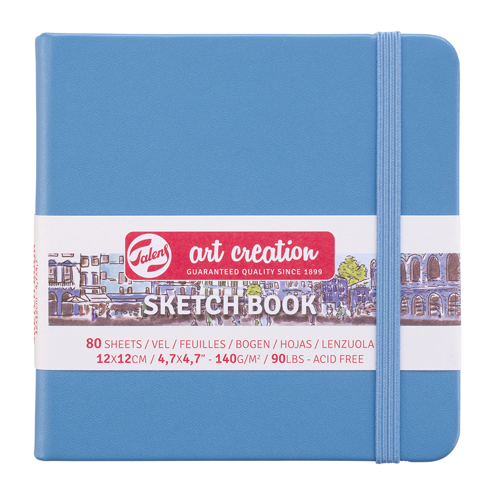 Art Creation | Sketchbook | 4.5x4.5 | Light Blue | 140g